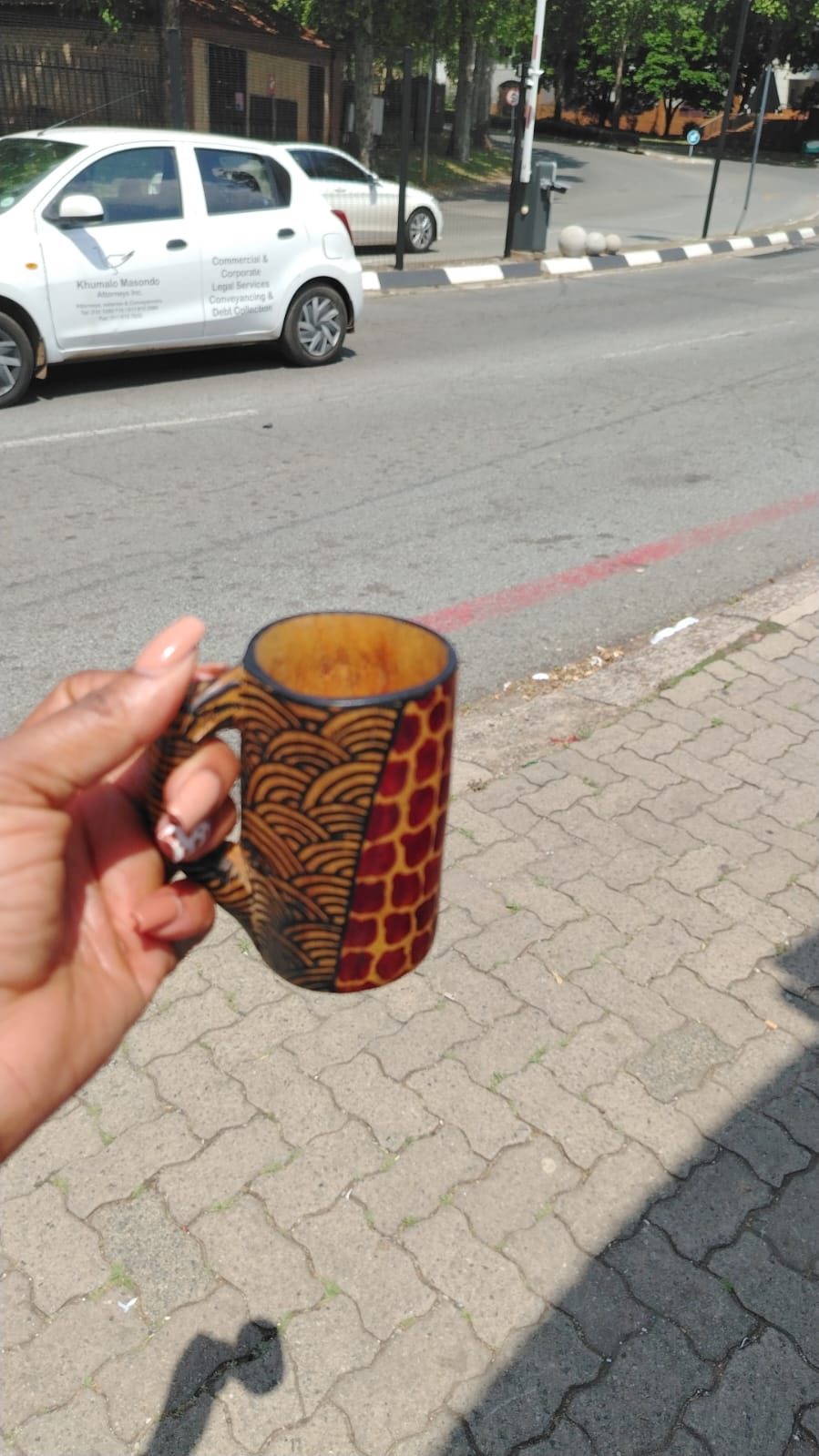 Wooden cup